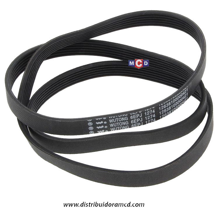 CORREA POLY V EL 6PJ-1274 ELASTI.IMPORTADA