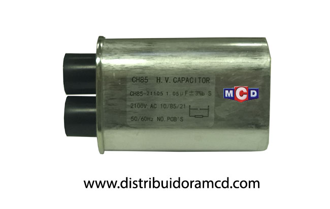 CAPACITOR de MICROONDAS 1.05mf x2100 VAC 