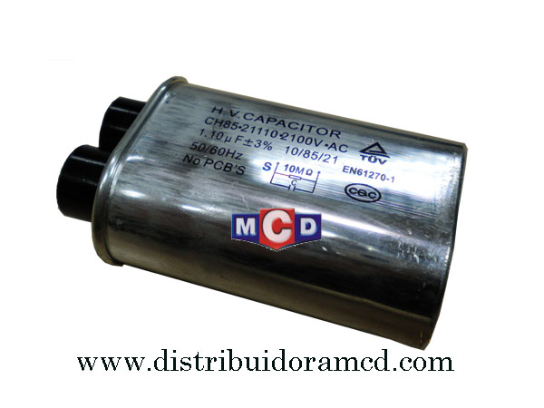 CAPACITOR de MICROONDAS 1.10mf x2100 WW