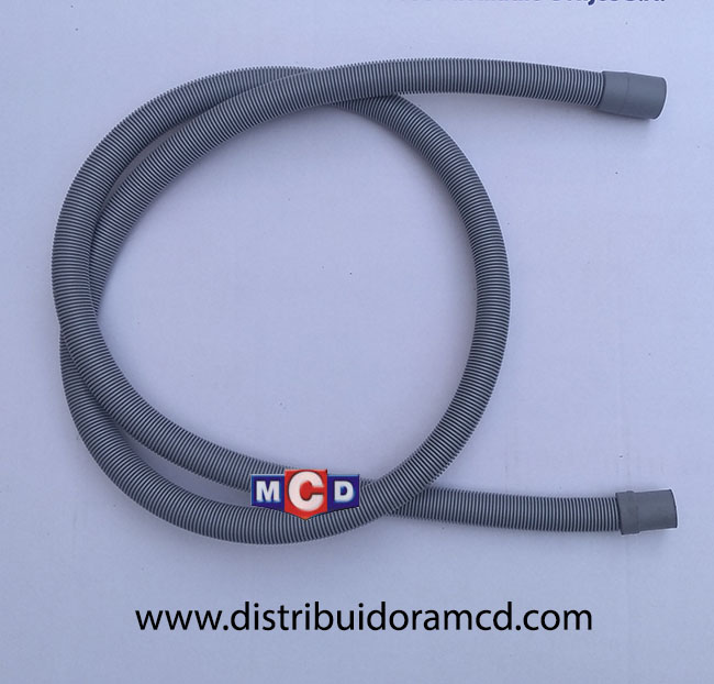 TUBO DESAGOTE RECTO BOCA 19mm/19/22mm 2mtr