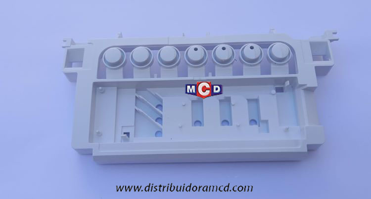 BOTONERA 7TAPAS REDONDAS BLANCAS WHIRLPOOL