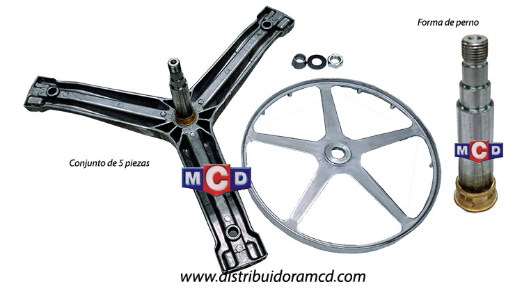 EJE SOPORTE TAMBOR KIT ORIG.DR.BLUE! 8.12/