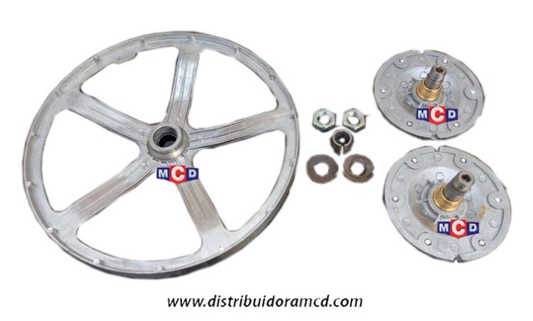 CONJUNTO ORIGINAL EJE Y BRIDA P/TAMBOR CS 