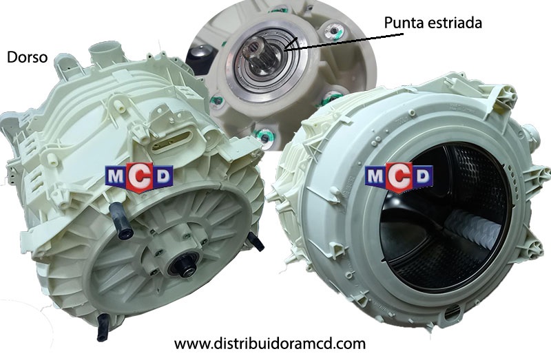 CUBA PLASTICA 64L CONJ.SELLADO WHI.WLF10AS