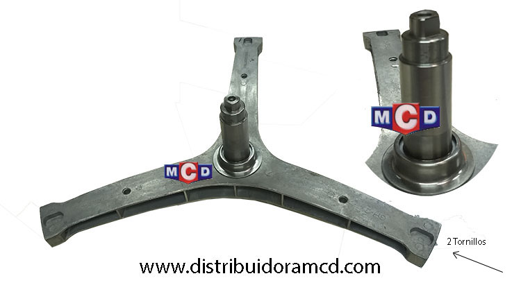 EJE SOPORTE TAMBOR SANYO-BGH 10K BWFI10S18