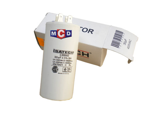 CAPACITOR DE 30 mf. 450V de 4CONT.P/REFRIG