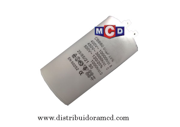 CAPACITOR DE 60 mf. 450V de 4CONT.P/REFRIG