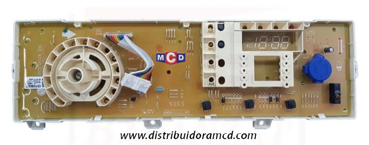 PLAQUETA DISPLAY CARGA FRONTAL LG WM85WE6 