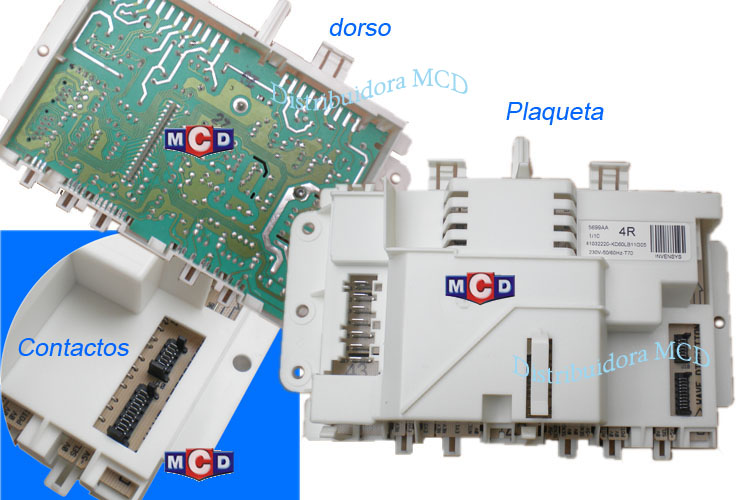 PLAQUETA DE MOTOR CANDY C2085.5 2 serie 