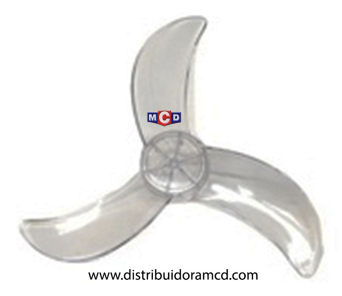 PALA PLASTICA 16 C/AGUJERO 8mm diam 3ASPAS