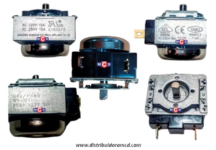 TIMER RELOJ HORNO ELECTRICO EJE CORTO 1/2C