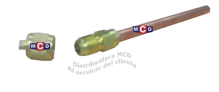 VALVULA DE CARGA CON CHICOTE/CA�O 1/4 