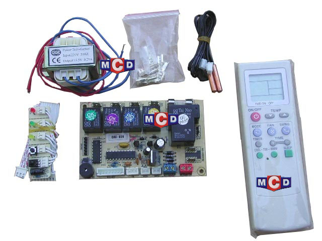 KIT PLAQUETA/CONTROL REMOTO UNIVERSAL FRIO