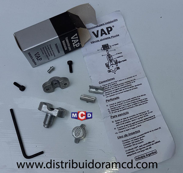 LLAVE PINCHE/VALVULA PINCHE VAP (Nacional)