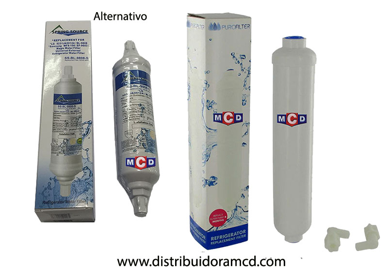 FILTRO de AGUA P/HELADERA UNIVERSAL/ LG 