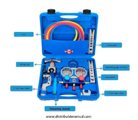 CAJA HERRAMINETAS-MANIFOLD C/PESTA�ADORA y