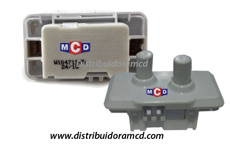 INTERRUPTOR DOBLE DESCENTRADO GRIS PTA.WHI