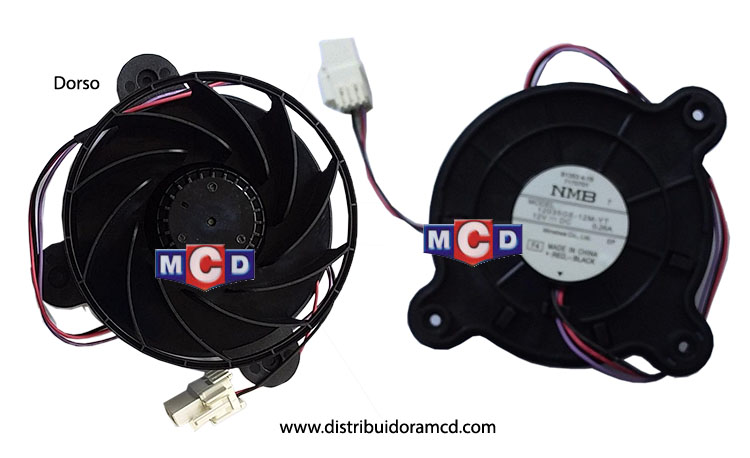 FORZADOR COOLER REDONDO 12 V NOFROST MIDEA