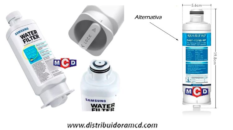 FILTRO AGUA CORTO HEL.SAMSUNG SIDE BY SIDE