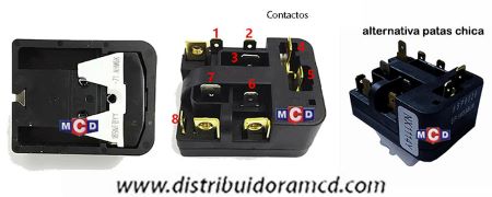 KIT RELAY COMPRESOR PTC Starter 6SP9009 DE