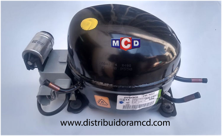 MOTOCOMPRESOR EMBRACO 1/4HP R600 ELECTROL.