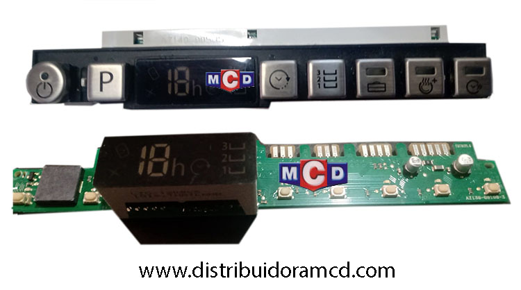 PLAQUETA DISPLAY HORARIO ARISTON LTF11S112